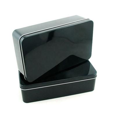 China Cosmetic Gift Wedding Tin Box Premium Metal Rectangular Tin Box For Candy for sale