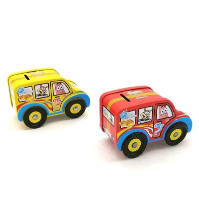 China Recyclable Custom Small Car Shape Coin Bank Piggy Bank Piggy Banks For Kids for sale