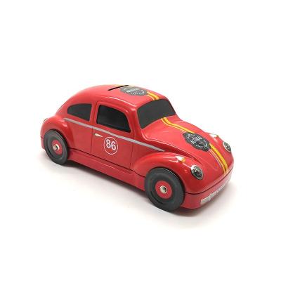 China Promotional Biscuit Metal Car Shaped Piggy Bank Wholesale Piggy Coin Bank for sale