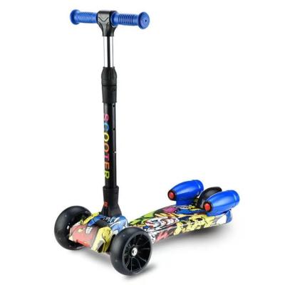 China Child Quality Assurance Foldable Adjustable 3 Wheel Kids Kick Scooter Kids Fire Scooters for sale