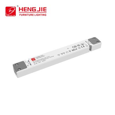 China Silm HENGJIE Super Ultrathin Constant Voltage Driver 45W 12V/24V 216*36*16mm Strip for sale