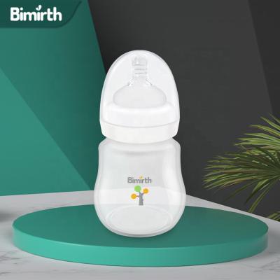 China BPA Free Baby Milk Bottle Food Grade Feeding PP 180ml/6oz BPA Free Silicone Nipple Infant Baby Feeding Bottles for sale