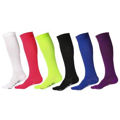 China Antibacterial Custom Socks Running Sports Compression Socks Fashion Knee High Mens Football Cycling Socks for sale