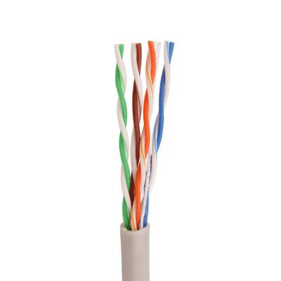 Chine twisted pair 4P Cat5e LAN Cable, chat 5e 4p de 0.56mm 1000ft de 1000ft UTP à vendre