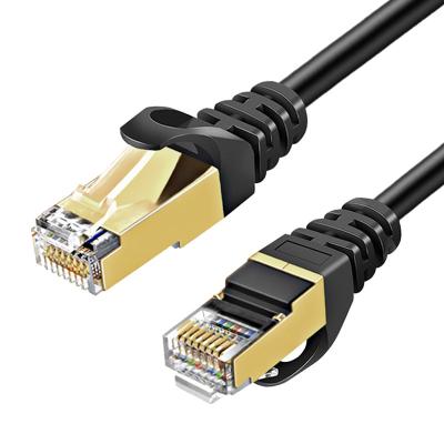 Chine 1M stable noir 2M 3M 5M 10m 24AWG 4 appareille la corde de correction Cat7 à vendre