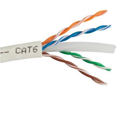 中国 データ通信23AWG UTPポリ塩化ビニールの絶縁材LSZH Cat6 LANケーブル 販売のため