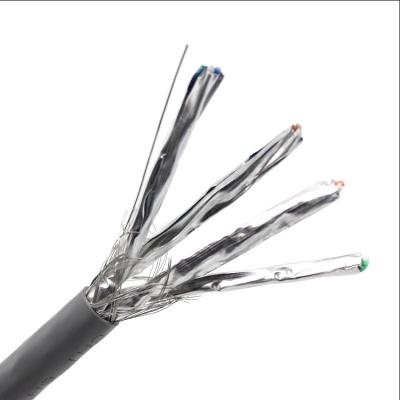 China 10Gigabit 4Pair Twisted Copper CAT7 LAN Cable LSZH PVC for sale