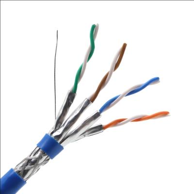 Chine L'essai passé de cuivre CAT7 4Pair a tordu SFTP CAT7 LAN Cable 1000ft à vendre