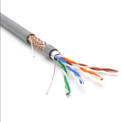 Cina Cavo nudo solido ad alta velocità del ftp Cat5e del rame 24AWG 26AWG 0.5mm in vendita