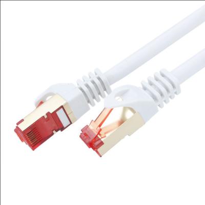 Chine Corde de correction adaptée aux besoins du client de 26AWG 24AWG Rj45 Cat7, câble de réseau du chat 7 à vendre