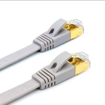 Chine Corde de correction plate à grande vitesse de 8P8C SSTP SFTP FFTP 24AWG Cat7 à vendre