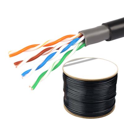 Chine CCS imperméabilisent Cat5 l'isolation de HDPE de câble extérieur de l'Ethernet Cat5e à vendre