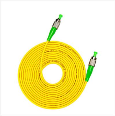 China Fiber Optic Patch Cord FC / APC To FC / APC Simplex Single Mode 3M for sale