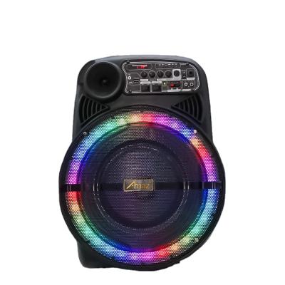 China No New Arrival 15 Inch Multifunctional Wireless Portable Cart Speakers Speaker for sale