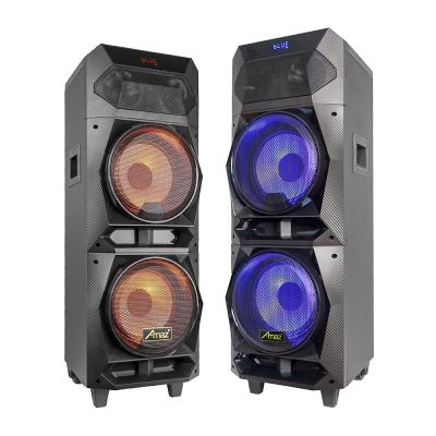 China No AMAZ Double 8 Inch Karaoke Speaker Subwoofer With LED Light for sale