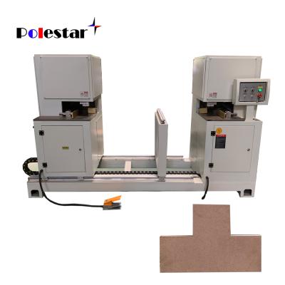 China VERTICAL 2 Heads 90 Degree Right Angle Cutter Double End Cutting Machine for sale