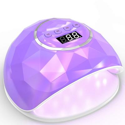 China Professional ABS Salon Curing 84w Gel Nail Lamp UV Led Gel Nail Lamp With 4 Timer Setting Sensor for sale