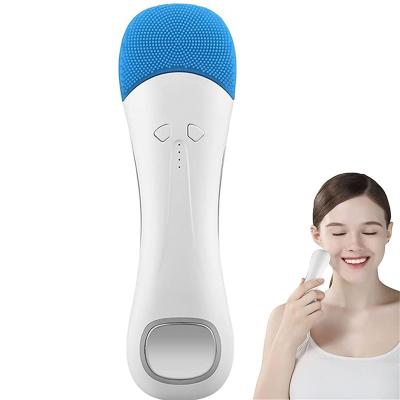 China High Quality Waterproof Electric Silicone Sonic Facial Cleansing Brush Acne Treatment Face Cleansing Brush for sale