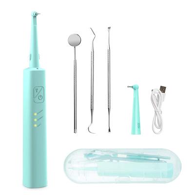 China Home Electric Dental Ultrasonic Tooth Cleaner Dental Calculus Remover Teeth Whitening 300mAh for sale