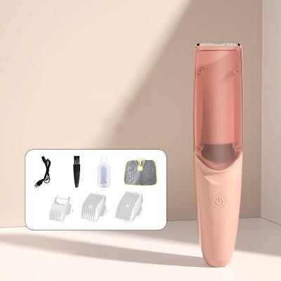 China Upgraded 2022 Baby Ceramic High Quality Cordless Clippers Powerful Rechargeable Suction Trimmers Hair Clipper for sale