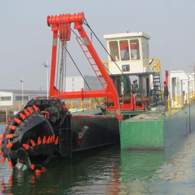 China Hot Sale 8 inch 800m3/h Sand Dredging Cutter Suction Dredger For River Sea Lake for sale