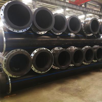 China HDPE Pipes with Flange Connections for Dredge and Drainage DN315 for sale