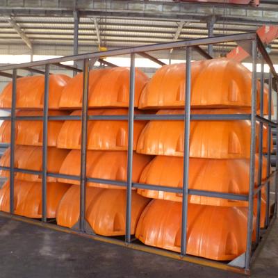 中国 Marine floating buoy for Sand Dredger Pipeline plastic floaters for 26 inch dredger 販売のため