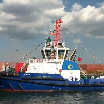 China HIKOS 61m Steel Tug Boat for offshore use with 4800hp engine China manufacturer Te koop