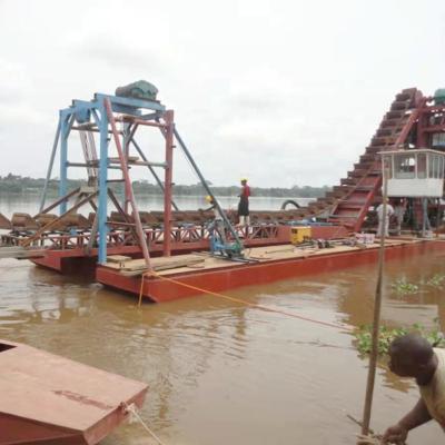 China HIKOS River Diamond Digging Machine Gold Washing Dredger zu verkaufen