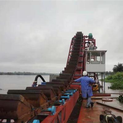 China China New Design portable bucket gold processing dredge Te koop