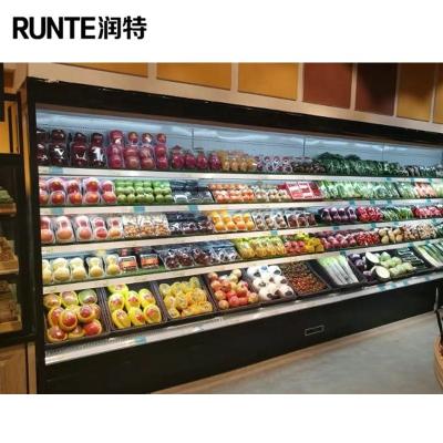 China Single-temperature refrigeration equipment vegetable cooler display refrigerator/commercial refrigerator for vegetable and fruit for sale