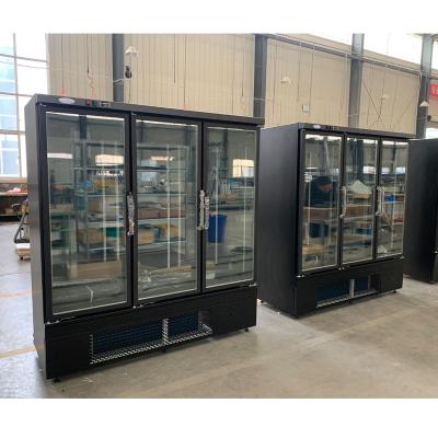 China Single-Temperature 2 Door 3 Cooler Refrigerator 4 6 Doors Deli Beverage Display Upright Glass Commercial Western Refrigerator Freezer for sale