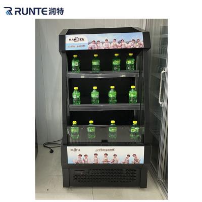 China Single-temperature Mini Electric Drink Beverage Cooler Supermarket Promotion Refrigerator for sale