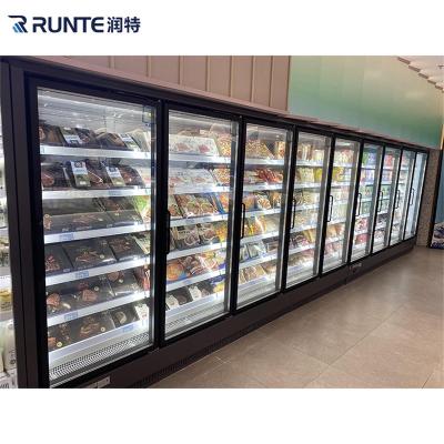 China Single-temperature Commercial Supermarket Display Cold Drinks Fridge for sale