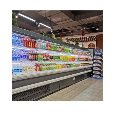 China Single-temperature Supermarket Large Capacity Commercial Inverter Beverage Display Cooler for sale