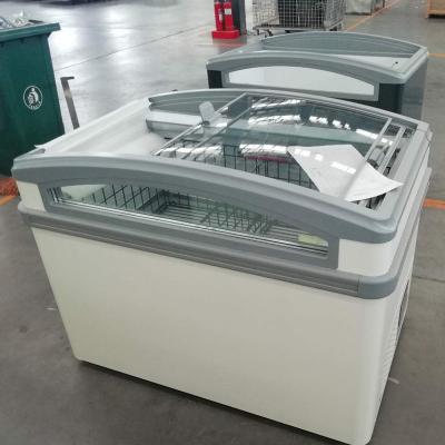 China Single-Temperature Supermarket Combination Island Freezer Refrigerator For Ice Cream for sale