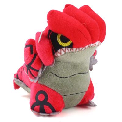 China Plush 14cm Q Version Groudon Plush Toys Soft Stuffed Animal Dolls Kawaii Groudon Birthday Gifts For Kids Children for sale