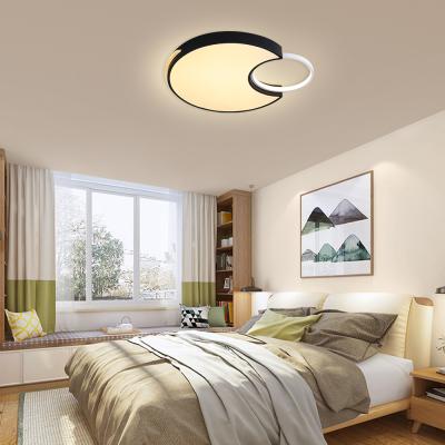 China Modern Round Mount Living Room Restaurant Decorative Indoor Lighting Flush Ceiling Light for sale