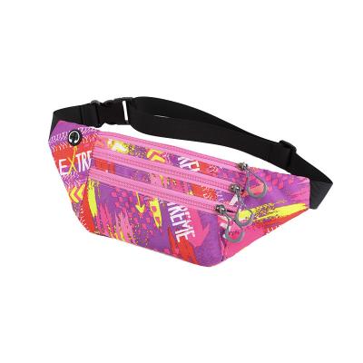 Cina 3-Zipper su ordinazione intasca l'allenamento di sport che viaggia eseguendo la borsa Fanny Pack Belt Bag della vita in vendita