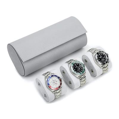 中国 Travel Watch Case Leather Portable Luxury Watch Box Packaging Watch Roll Case 販売のため