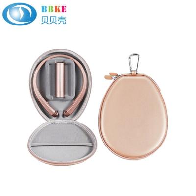 China Custom Rose Gold Protective Eva Carrying Case , Splash Proof Headphone Hard Case for sale