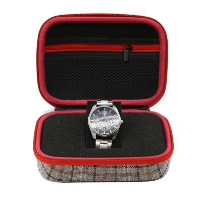 China Dustproof EVA Watch Display Storage Case ODM With Zipper Closure for sale