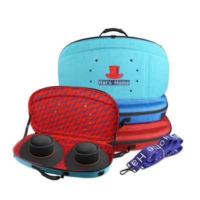 China 131mm EVA Cap Carrier Case, OEM/ODM 1680D Fedora Hat Travel Case Te koop