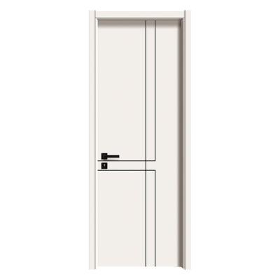 China Modern Made in China Modern Minimalist Interior Door Design Solid Wood Bedroom Solid Wood Door for sale