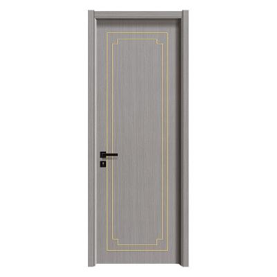 China Modern classic interior teak solid wood door entry bedroom design factory price waterproof design for sale