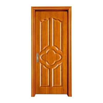 China Latest Design Contemporary Commercial Wood Door Interior Panel Doors Customize Oak Wood Door for sale