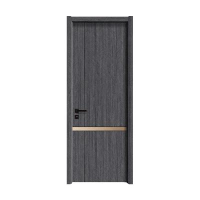 China Fireproof Luxury Hotel Door Modern High Bedroom Door Solid Carbon Wood Lightweight Crystal Panel Engineering Suit Door for sale