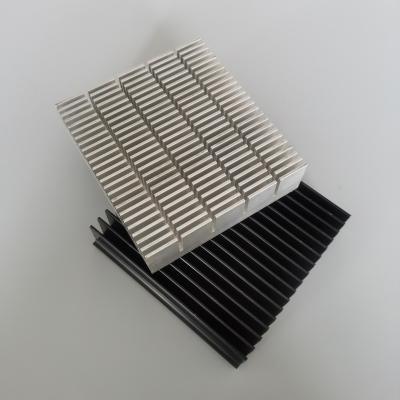 China European Standard CNC Solid State Relay Heatsink Aluminum Profile 25x25x10 RAM Aluminum Processing Heatsink for sale