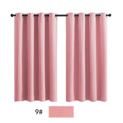 China Solid Blackout Blackout Curtains 2 Layer Thermal Grommet Blackout Window Curtains For Living Room for sale