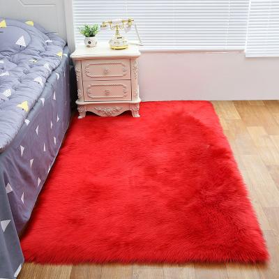 China Washable Soft Non-slip Shaggy Floor Carpet Bath Mats Thick Shower Cover Plush Water Absorbent for sale